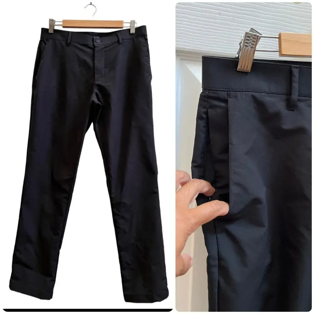 Banana Republic Men’s Black Stretch Performance Slim Fit Pant Tag Size 32x30
